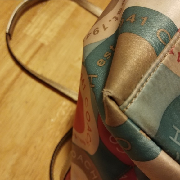 COACH Soho Sateen Tote A1281-F19196 - Picture 7 of 8